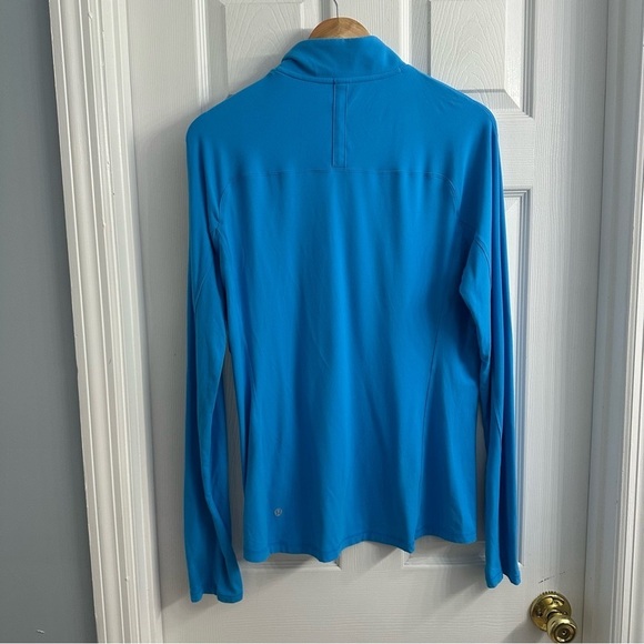 Lululemon Long Sleeve Athletic Shirt Sweatshirt Bright Blue Size Extra Large - Picture 4 of 5